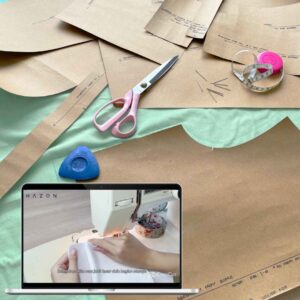 kursus desain busana fashion design course tata busana online hazon shop